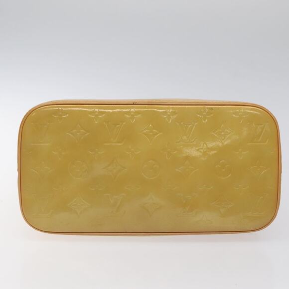 LOUIS VUITTON Monogram Vernis Houston Hand Bag Beige M91004 - Picture 9 of 13